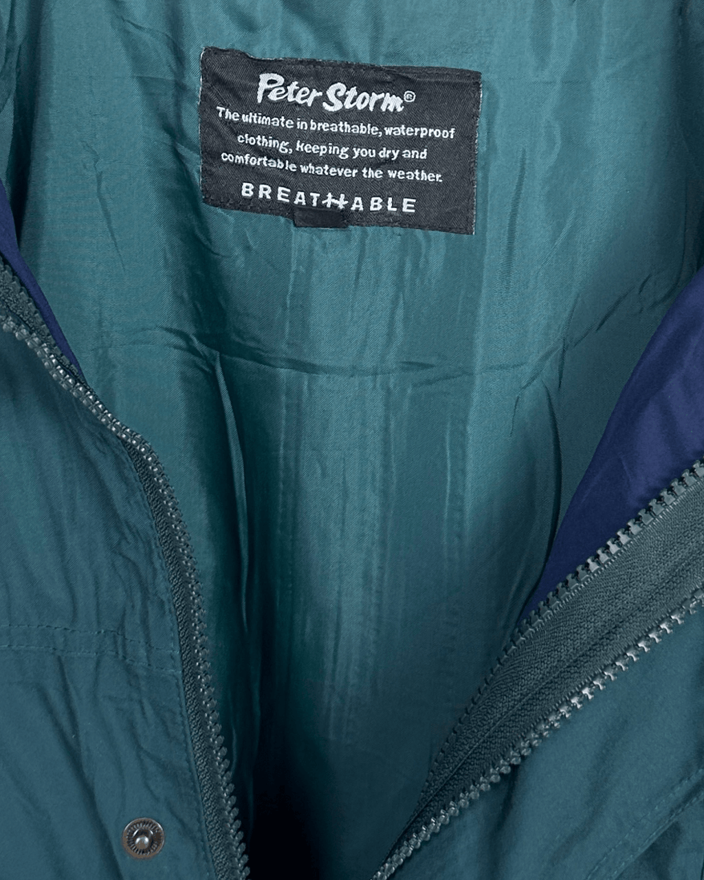 Vintage Peter Storm Rain Jacket with Foldable Hood - Funkify