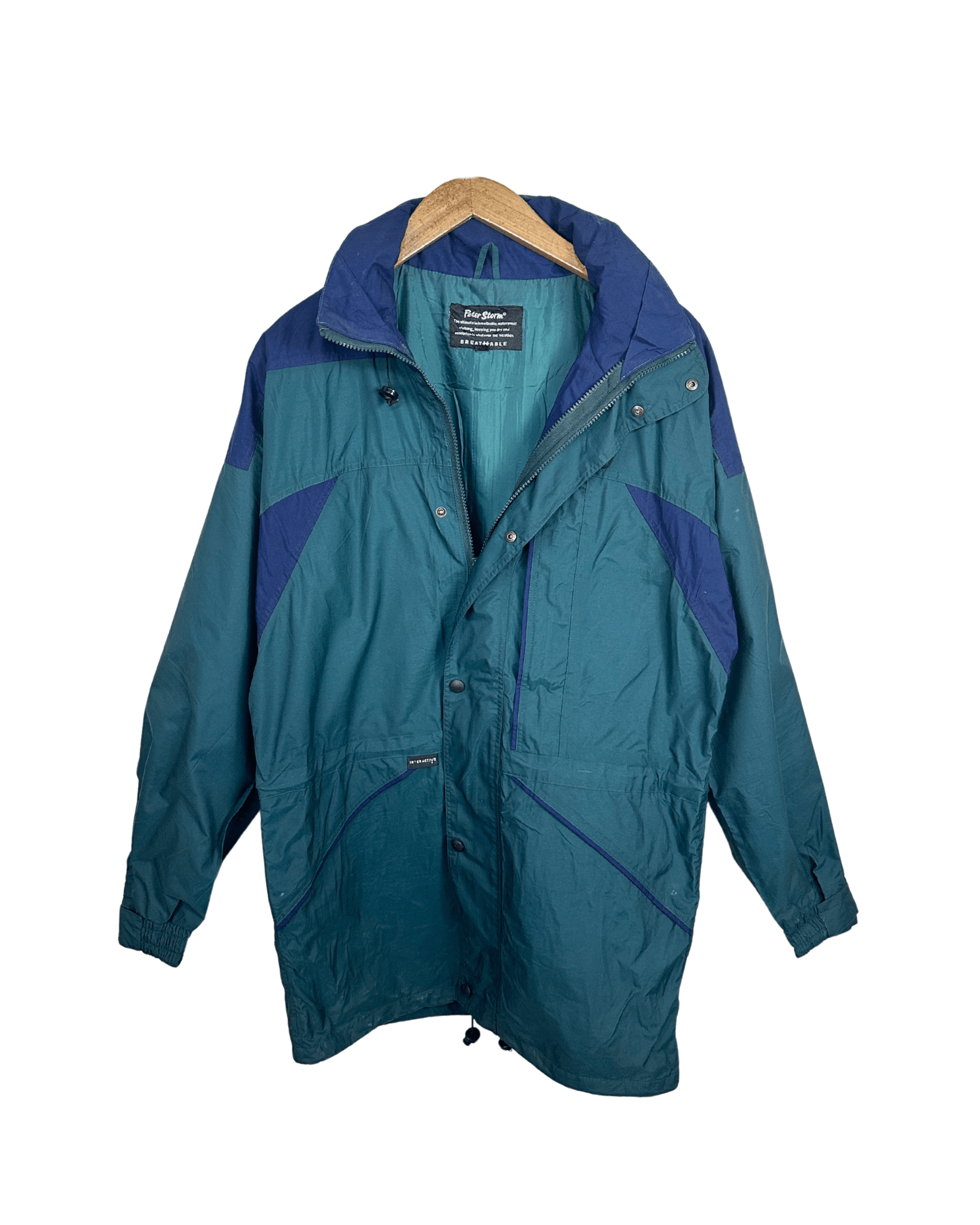 Vintage Peter Storm Rain Jacket with Foldable Hood - Funkify