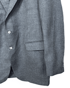 Vintage Pinstripe Pure Virgin Wool Full Suit - Size 50 - Funkify