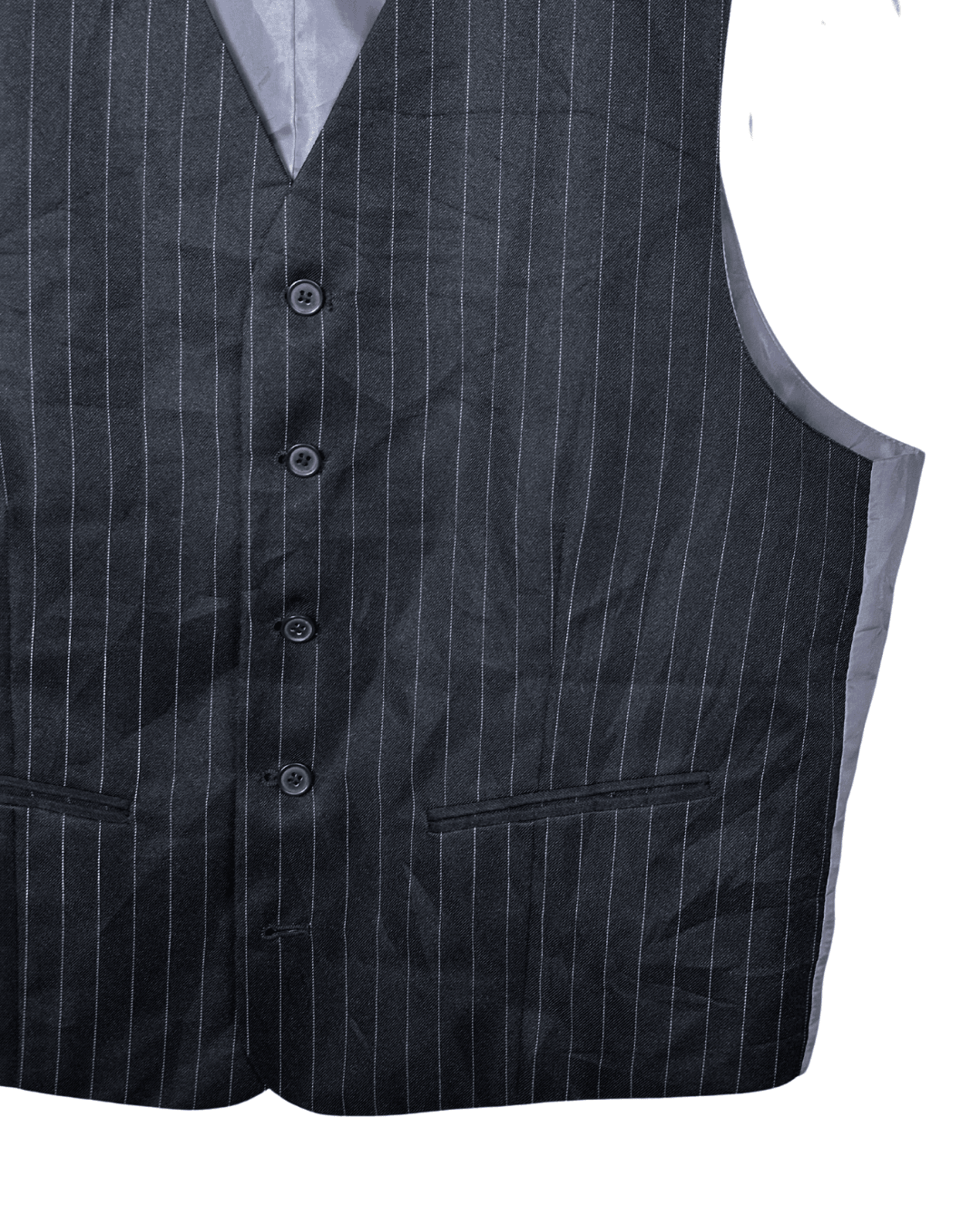 Vintage Pinstripe Vest XL - Funkify