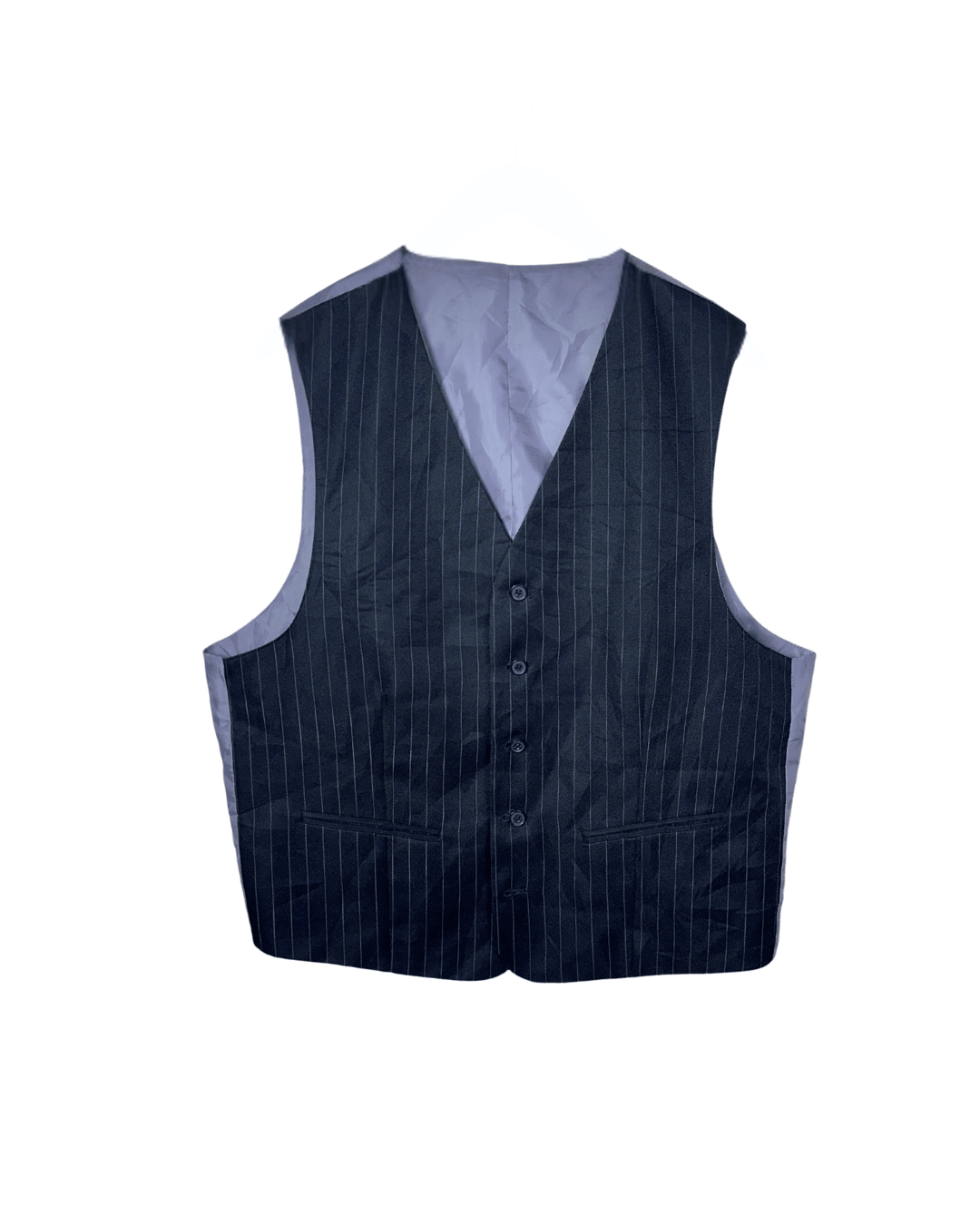 Vintage Pinstripe Vest XL - Funkify