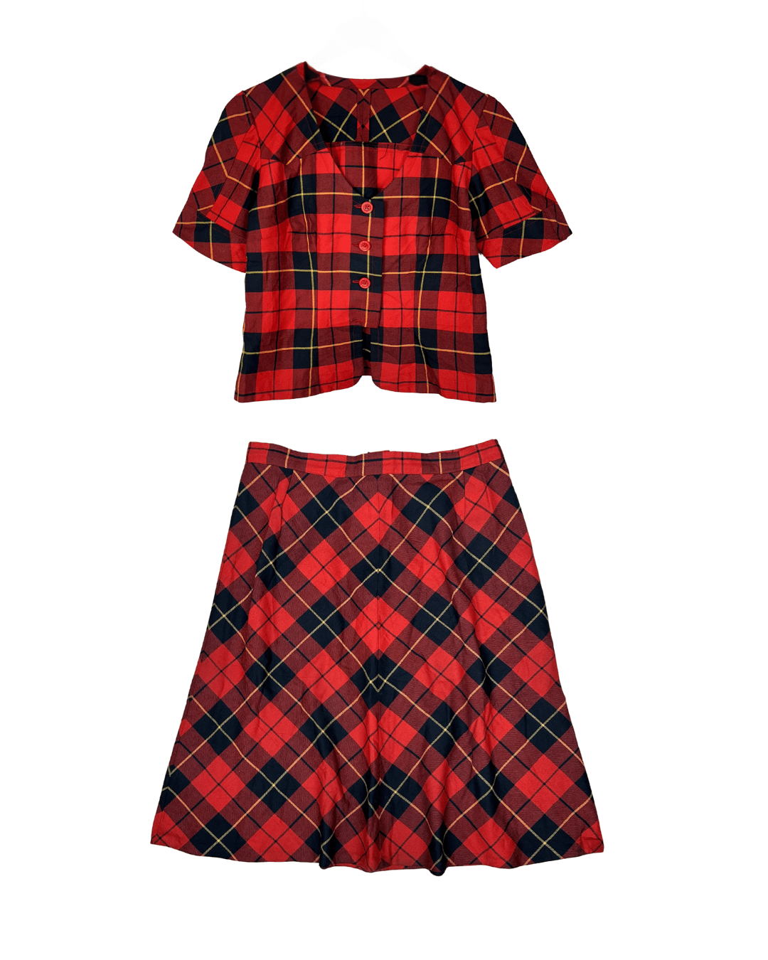 Vintage Plaid Co - ord Set - Funkify