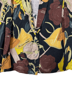 Vintage Pleated Cropped Women's Blouse Large - Funkify