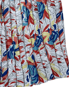 Vintage Pleated Floral Skirt - Funkify