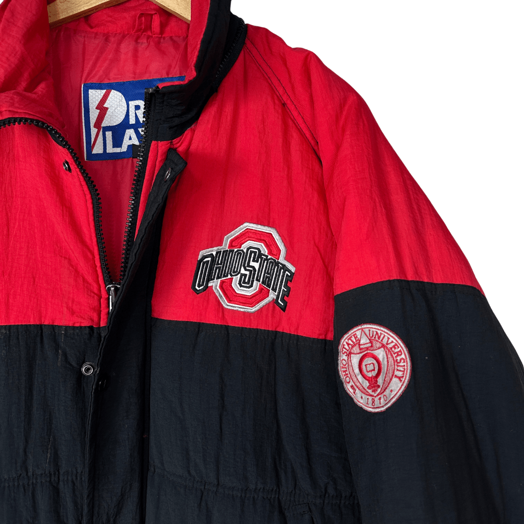 Vintage Pro Player Ohio State Puffer Jacket Large - Funkify