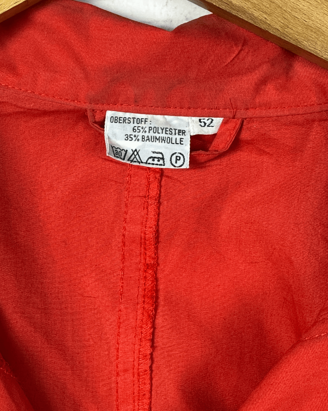 Vintage Puff Sleeve Orange Jacket - XL - Funkify