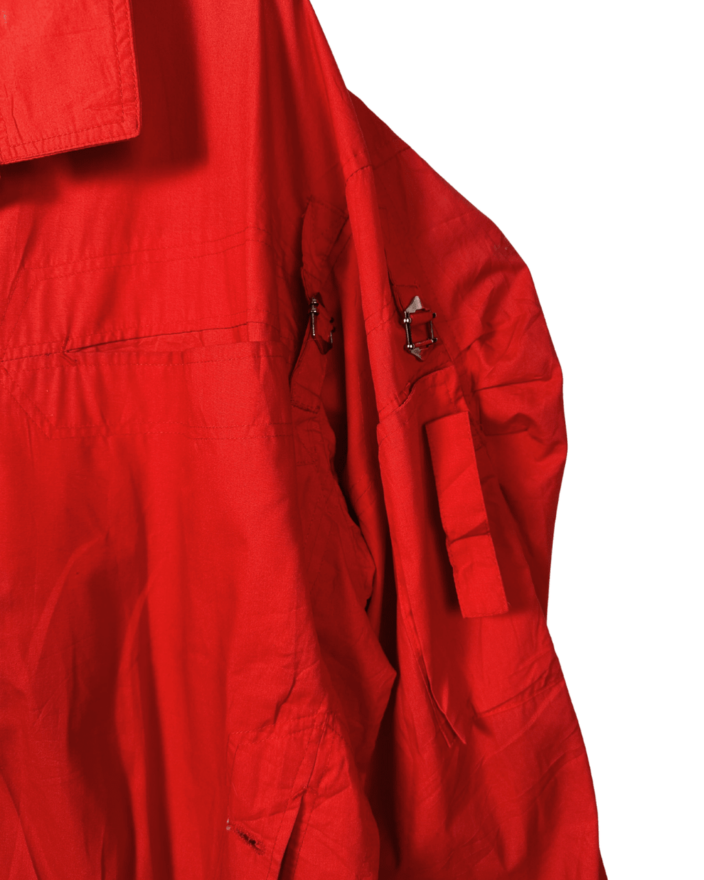 Vintage Puff Sleeve Orange Jacket - XL - Funkify
