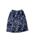 Vintage Purple Floral Skirt w/ Pockets - Medium - Funkify