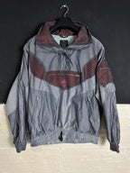 Vintage Quarter-zip Embroidered Jacket - Funkify