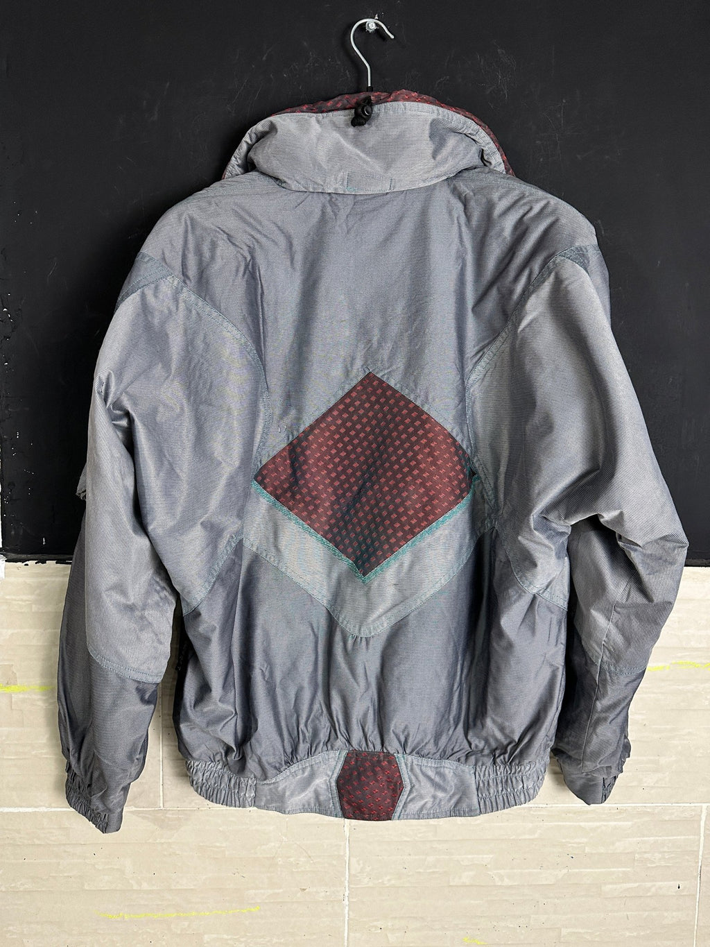 Vintage Quarter-zip Embroidered Jacket - Funkify