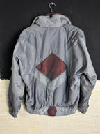 Vintage Quarter-zip Embroidered Jacket - Funkify