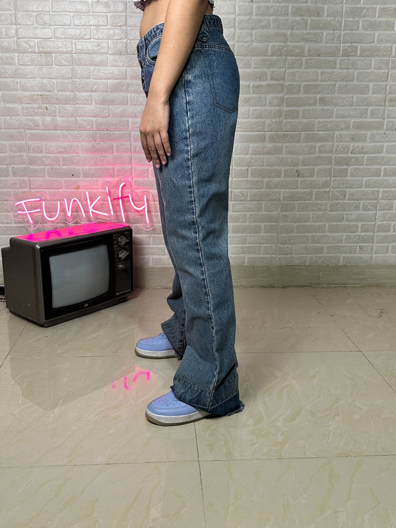 Vintage Rainbow Women's Jeans - Funkify