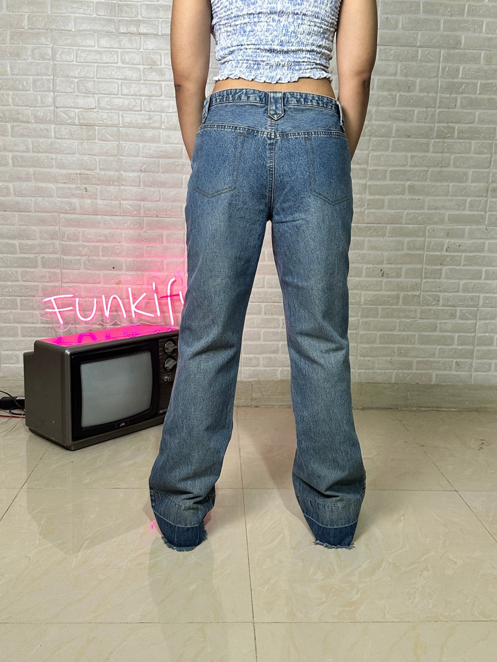 Vintage Rainbow Women's Jeans - Funkify