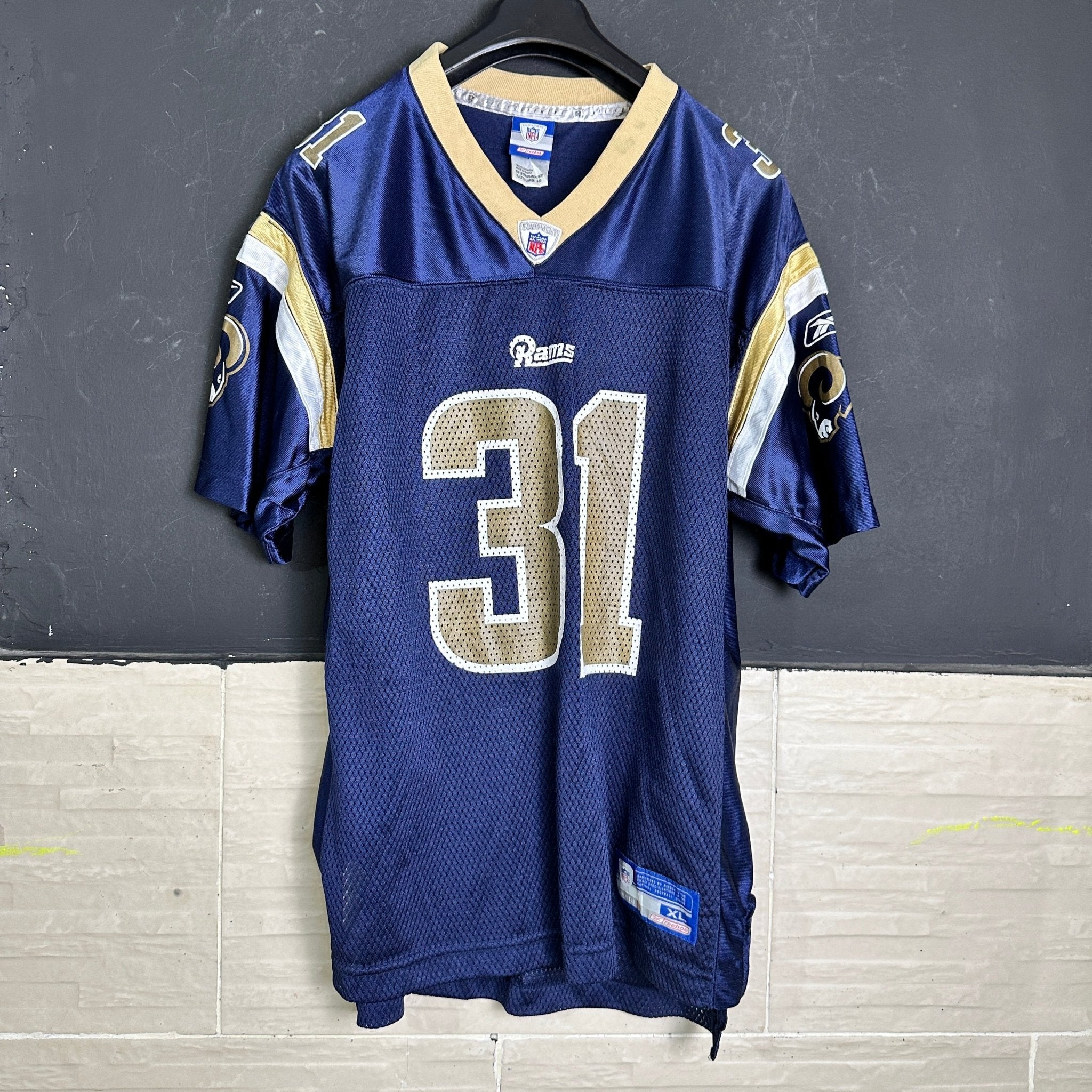 Vintage Reebok NFL Adam Archuleta 31 Rams Los Angeles Jersey - Funkify