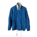 Vintage Registred Blue Jacket with Foldable Hood 3XL - Funkify