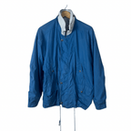 Vintage Registred Blue Jacket with Foldable Hood 3XL - Funkify