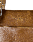 Vintage Rice Bird Genuine Leather Tote Bag - Funkify