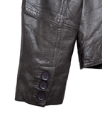 Vintage Rino & Pelle Genuine Leather Blazer - Women's Medium - Funkify