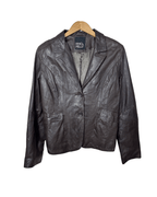 Vintage Rino & Pelle Genuine Leather Blazer - Women's Medium - Funkify