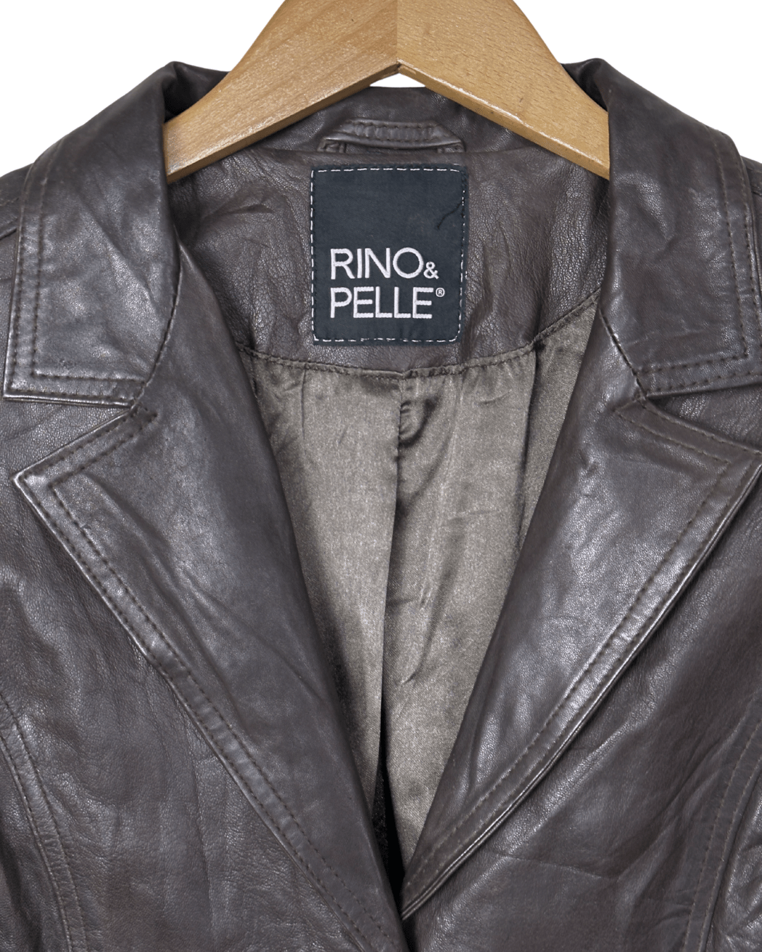 Vintage Rino & Pelle Genuine Leather Blazer - Women's Medium - Funkify