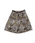 Vintage Schumacher Baroque Print Skirt With Sequins Detail - Funkify