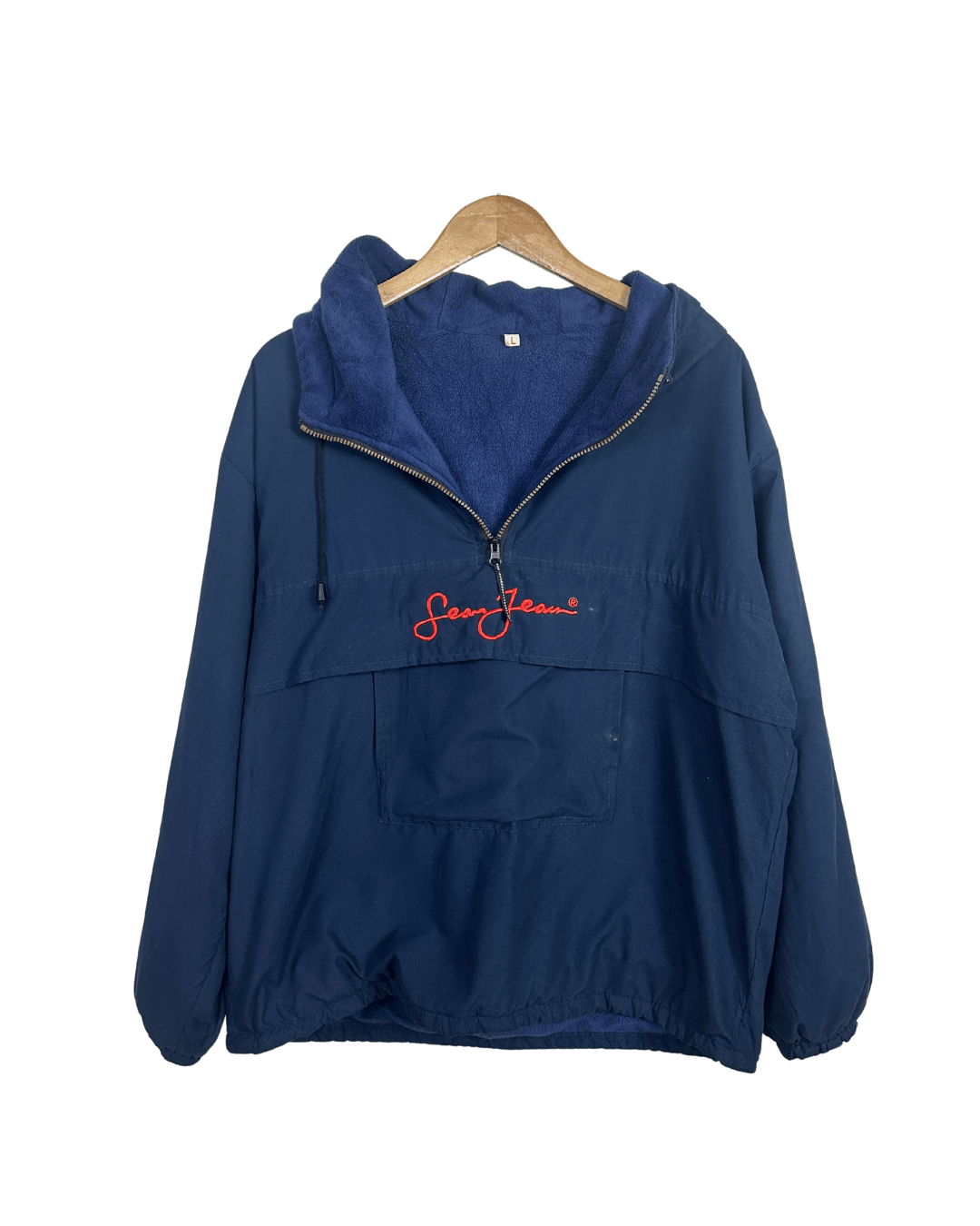 Vintage Sean Jean Fleece - Lined Windbreaker Large - Funkify