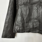 Vintage Sergio Danielli Brown Genuine Leather Jacket - Women's Medium - Funkify
