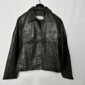 Vintage Sergio Danielli Brown Genuine Leather Jacket - Women's Medium - Funkify