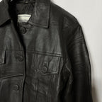 Vintage Sergio Danielli Brown Genuine Leather Jacket - Women's Medium - Funkify