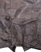 Vintage Shuttle One-button Genuine Leather Jacket - Funkify