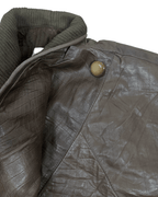 Vintage Shuttle One-button Genuine Leather Jacket - Funkify