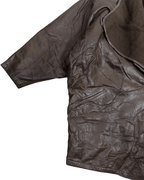 Vintage Shuttle One-button Genuine Leather Jacket - Funkify