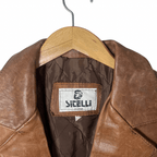 Vintage Sicelli Genuine Leather Jacket Medium - Funkify