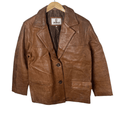 Vintage Sicelli Genuine Leather Jacket Medium - Funkify