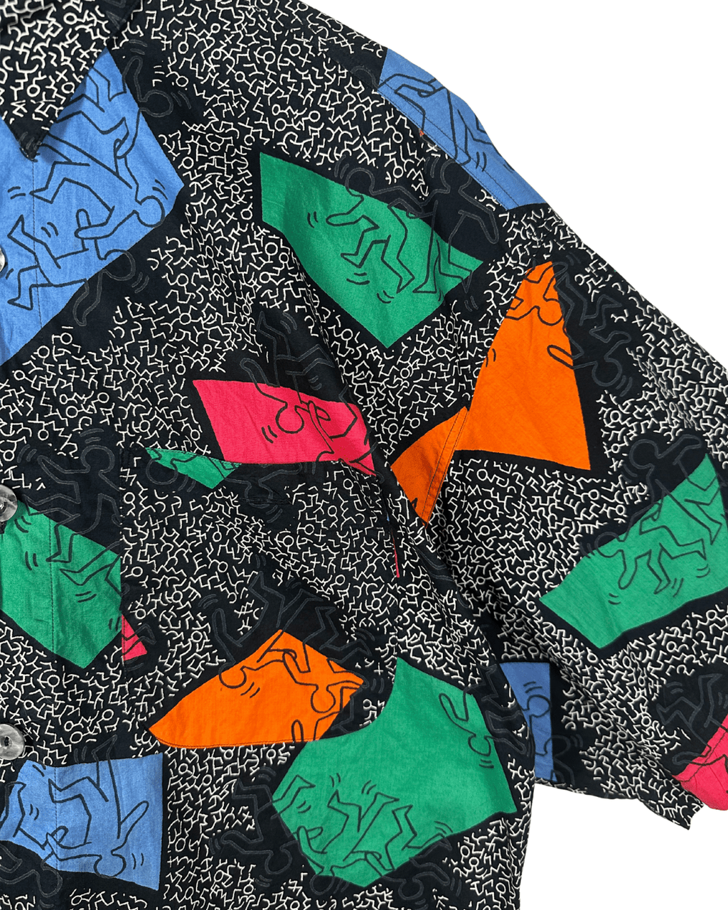 Vintage Signum Limited Edition Keith Harring Pop Art Shirt XL - Funkify