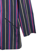 Vintage Sint & Si 90s Women's Striped Light Blazer Shirt L/XL - Funkify