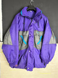 Vintage Ski Jacket with foldable hood - Funkify