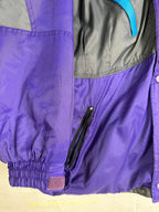 Vintage Ski Jacket with foldable hood - Funkify