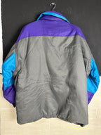 Vintage Ski Jacket with foldable hood - Funkify