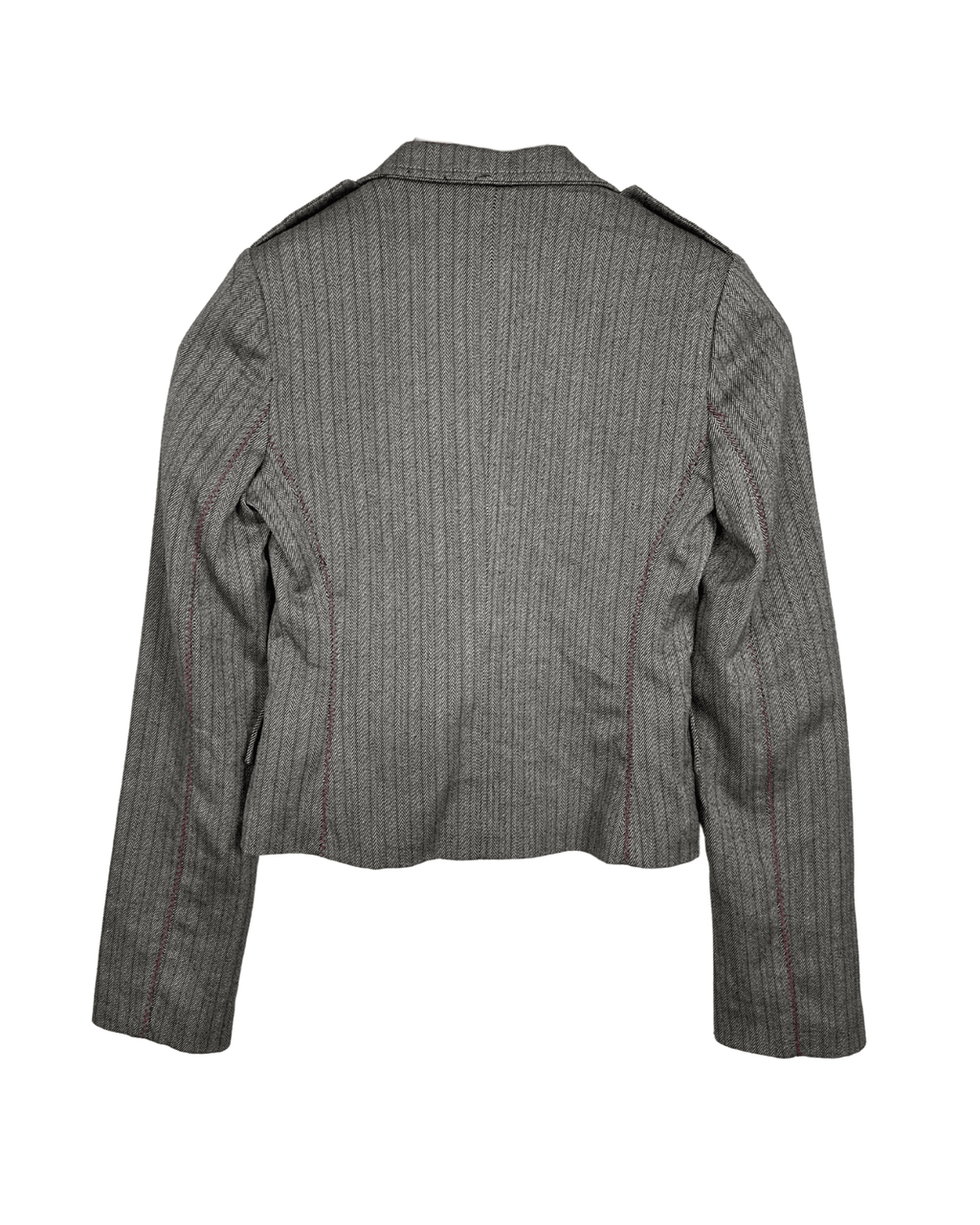 Vintage Smog Women's Cropped Blazer - Small - Funkify
