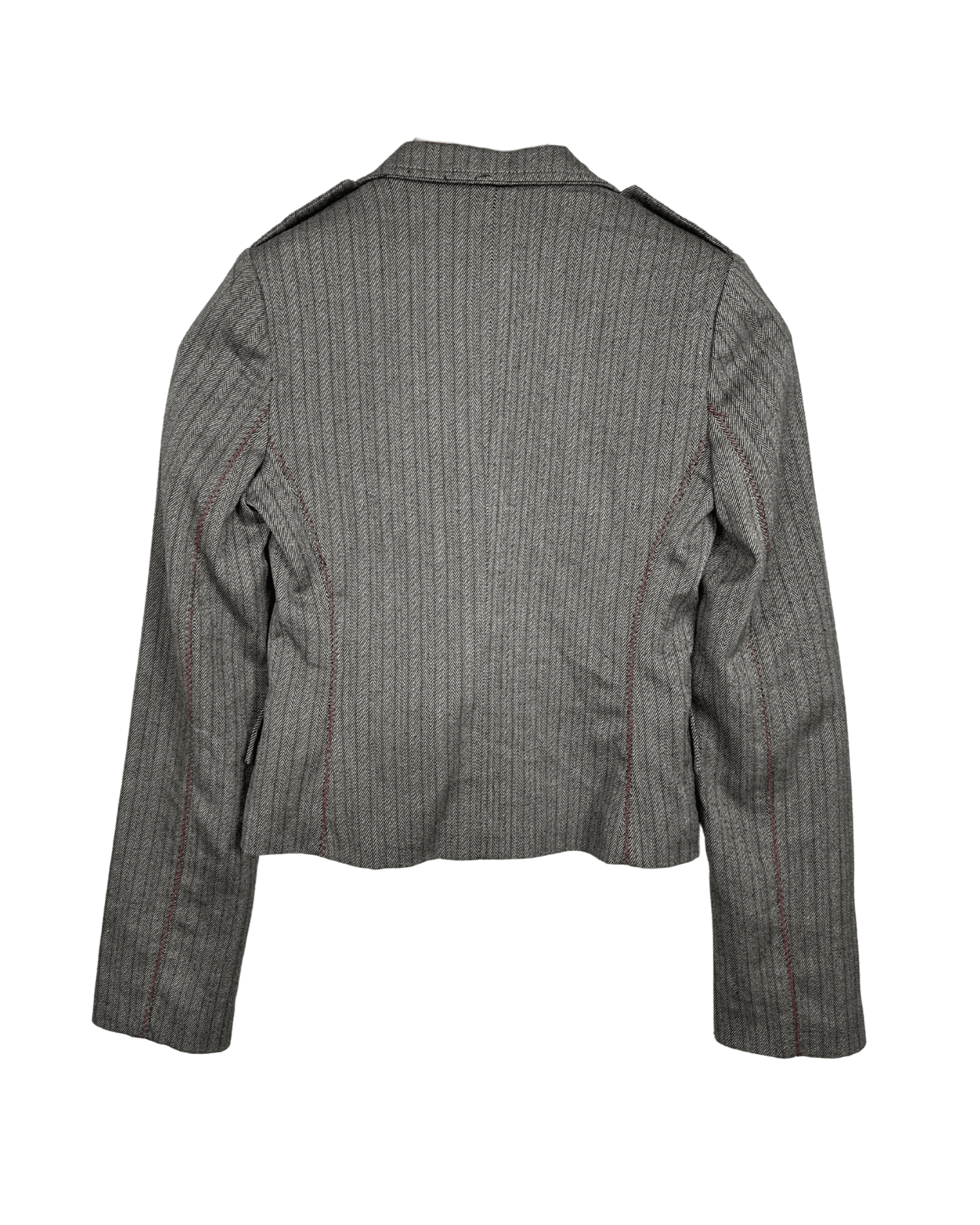Vintage Smog Women's Cropped Blazer - Small - Funkify