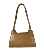 Vintage Snakeskin - Print Structured Baguette Bag - Funkify