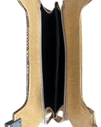 Vintage Snakeskin - Print Structured Baguette Bag - Funkify