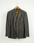 Vintage Stones Linen Pinstripe Blazer - Size 56 - Funkify
