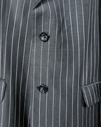 Vintage Strellson Pinstripe Pure Wool Full Suit - Size 48 - Funkify