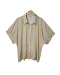 Vintage Striped Oversized Dolman Sleeve Shirt Large - Funkify