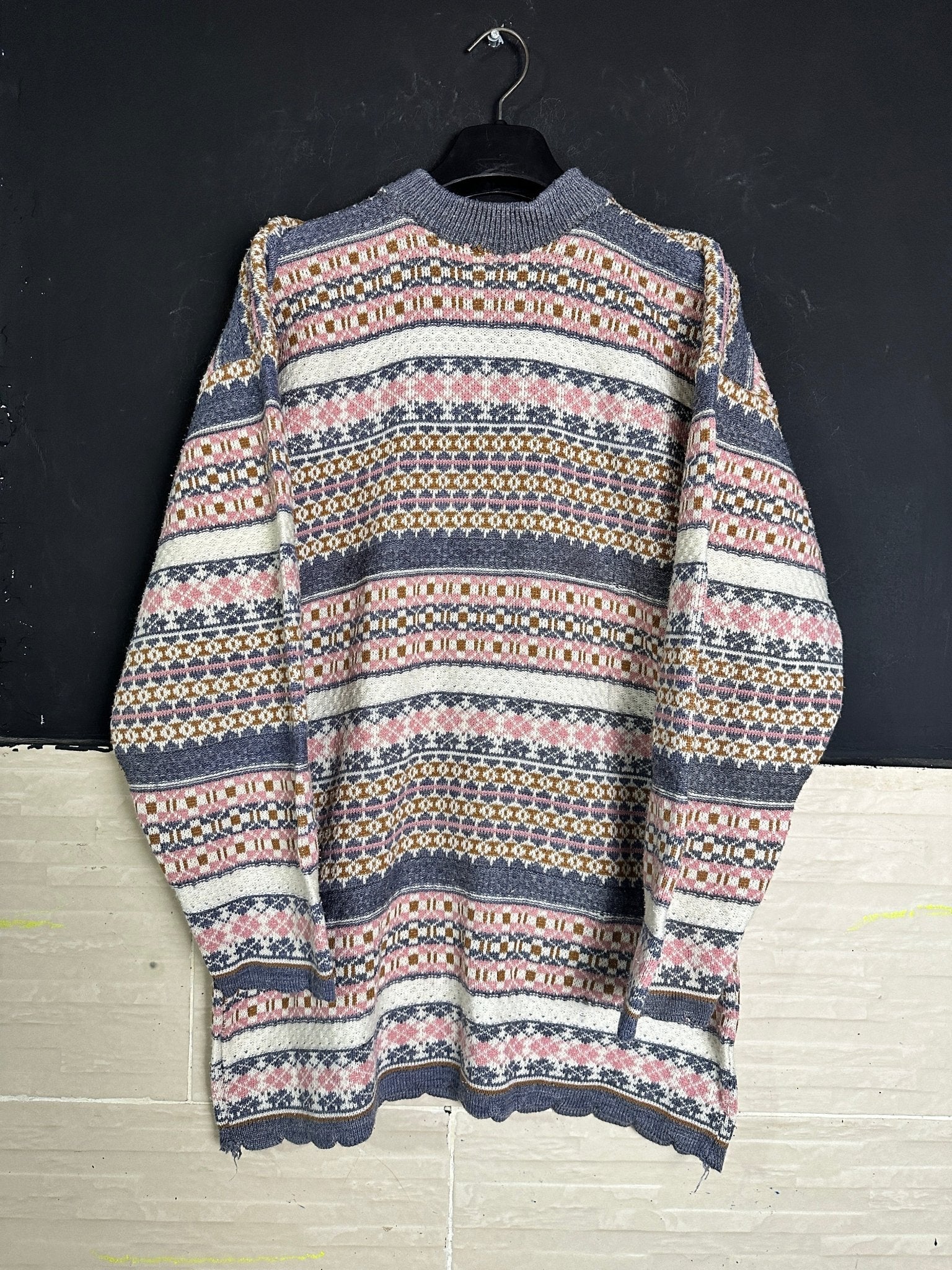 Vintage Striped Sweater - Funkify