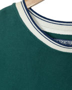 Vintage Structure Ringer Jersey Knit T-shirt XL - Funkify