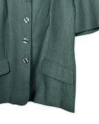 Vintage Structured Blouse Medium - Funkify