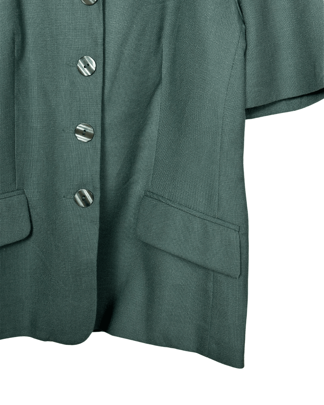 Vintage Structured Blouse Medium - Funkify